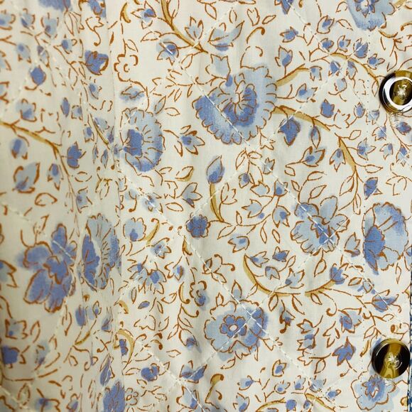 Billabong Perfect Match Quilted Jacket Button Belt Cottagecore‎ Romantic Prairie - Picture 4 of 15